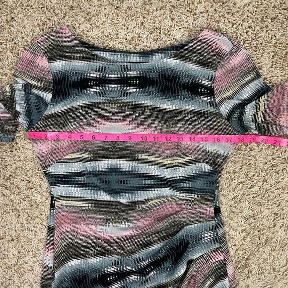 Connected Apparel Multicolor Midi Dress - Picture 8 of 11